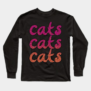 Cats Cats Cats ombre Long Sleeve T-Shirt